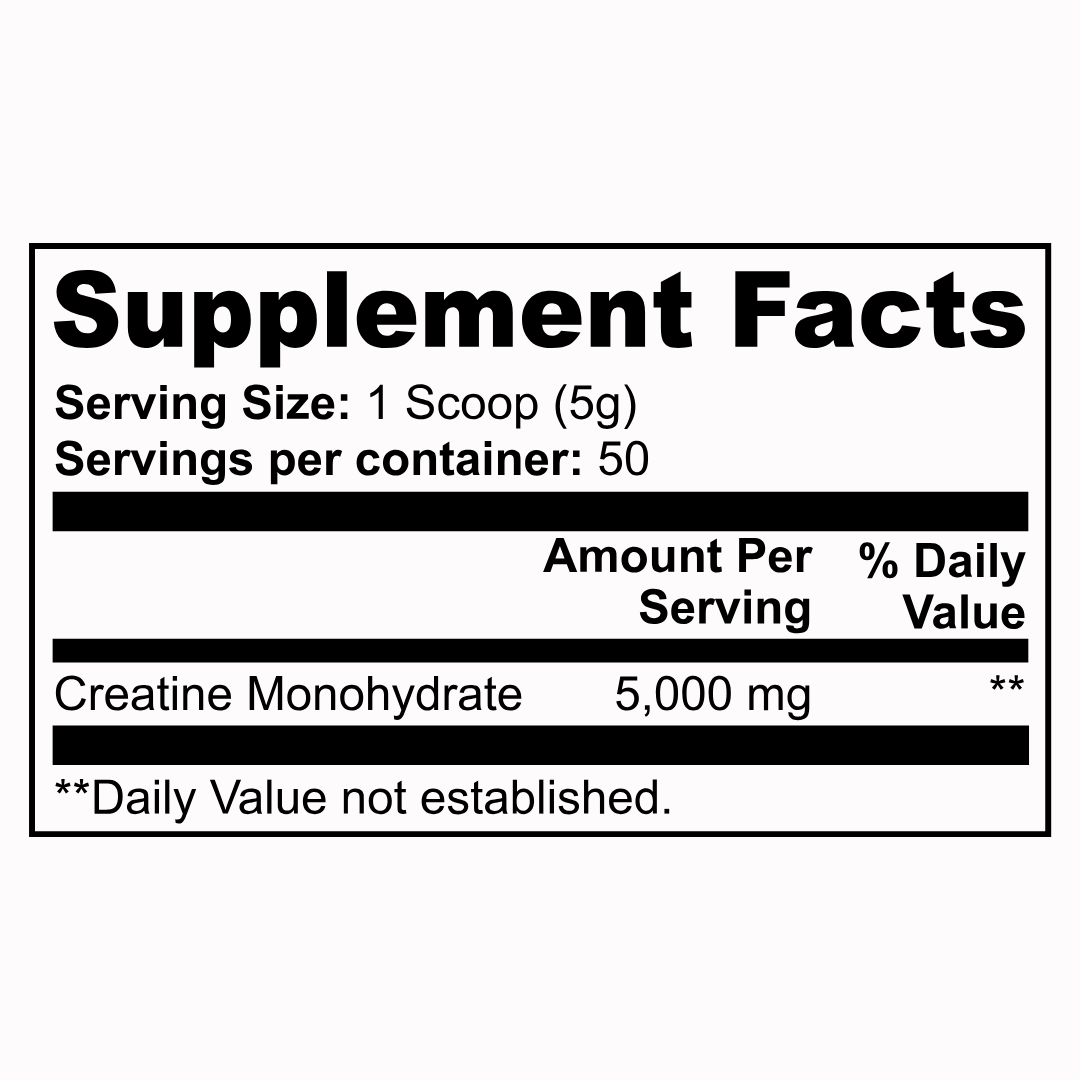 CREATINE MONOHYDRATE