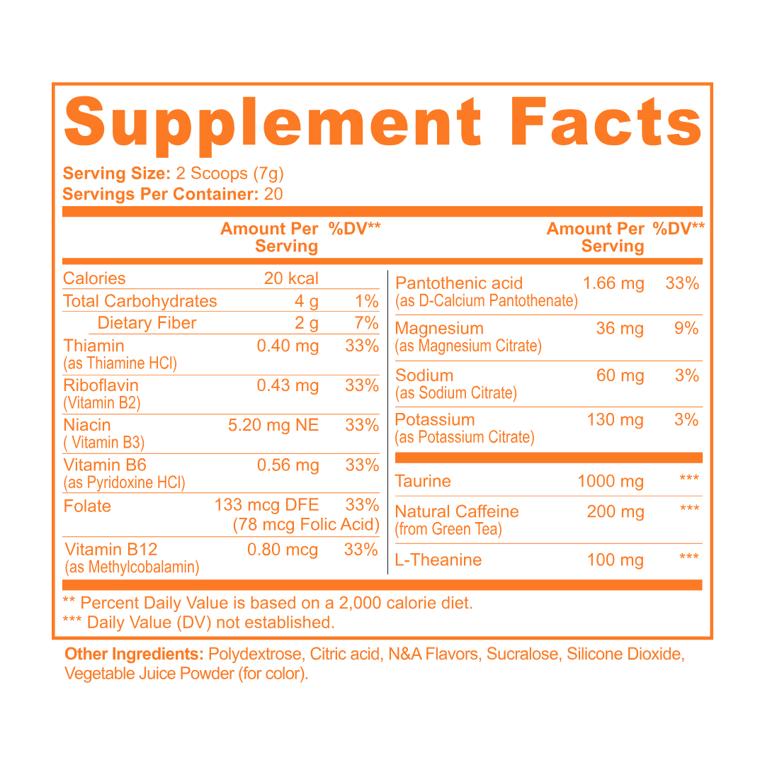 Energy Powder (Melon Creamsicle)